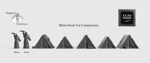 Tent Set - 28mm 32mm Hero's Hoard Wargaming Tabletop Scatter Miniatures Terrain D&D, DnD