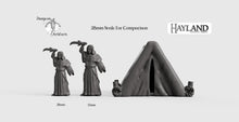Load image into Gallery viewer, Damaged Tent 28mm 32mm Wargaming Terrain D&amp;D, DnD