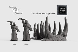 Leviathan Ribcage in Sand - 15mm 28mm 32mm Depths of the Savage Atoll Wargaming Terrain D&D, DnD
