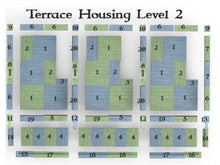 Load image into Gallery viewer, Clorehaven Terrace Housing - 28mm 32mm Goblin Grotto Wargaming Terrain D&amp;D, DnD