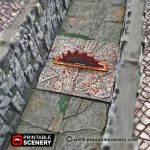 Deadly Floor Saw Blade Trap - 28mm 32mm Clorehaven Goblin Grotto Wargaming Terrain Scatter D&D DnD