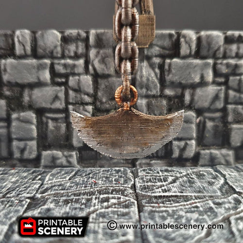 Swinging Blade Trap - 28mm Clorehaven and the Goblin Grotto Wargaming Terrain Scatter D&D DnD