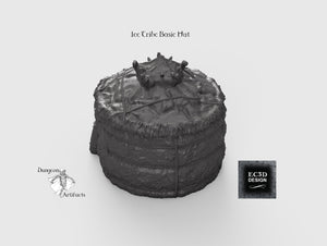 Ice Tribe Basic Hut - 15mm 28mm 32mm Wilds of Wintertide Wargaming Terrain D&D, DnD