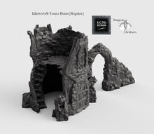 Load image into Gallery viewer, Wintertide Tower Ruins - 15mm 28mm 32mm Wilds Wargaming Terrain D&amp;D, DnD