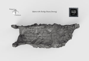 Wintertide Bridge Ruins - 15mm 28mm 32mm Wilds Wargaming Terrain D&D, DnD