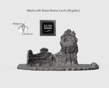 Load image into Gallery viewer, Wintertide Statue Circle Ruins - 15mm 28mm 32mm Wilds Wargaming Terrain D&amp;D, DnD