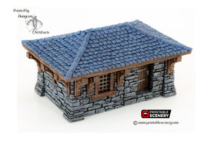 Clorehaven Cottage - 28mm 32mm Goblin Grotto Wargaming Terrain D&D, DnD