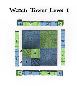 Clorehaven Watch Tower - 28mm 32mm Goblin Grotto Wargaming Terrain D&D, DnD