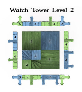 Clorehaven Watch Tower - 28mm 32mm Goblin Grotto Wargaming Terrain D&D, DnD