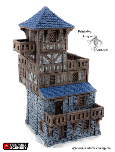 Clorehaven Grand Hostel - 28mm 32mm Goblin Grotto Wargaming Terrain D&D, DnD