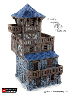 Clorehaven Grand Hostel - 28mm 32mm Goblin Grotto Wargaming Terrain D&D, DnD