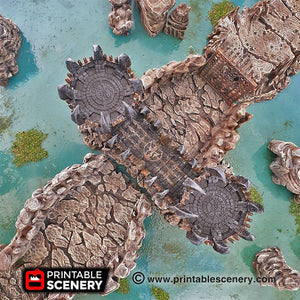 Hellgate - 15mm 28mm 32mm Clorehaven and Goblin Grotto Wargaming Terrain Scatter D&D, DnD