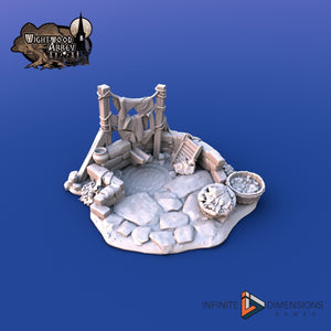 Laundry 15mm 28mm 32mm Wightwood Abbey Wargaming Terrain D&D, DnD