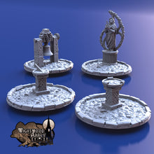 Load image into Gallery viewer, Cloister Garden 15mm 28mm 32mm Wightwood Abbey Wargaming Terrain D&amp;D, DnD
