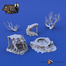 Load image into Gallery viewer, Ancient Shrine Tree 28mm Wightwood Abbey Wargaming Terrain D&amp;D DnD