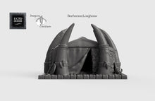 Load image into Gallery viewer, Barbarian Longhouse - 15mm 28mm 32mm Wilds of Wintertide Wargaming Terrain D&amp;D, DnD