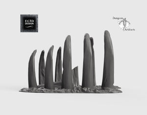 Boneyard Ribcage Bones - 15mm 28mm 32mm Wilds of Wintertide Wargaming Terrain D&D, DnD