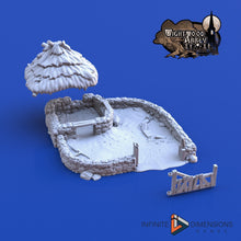 Load image into Gallery viewer, Porc Sty 28mm 32mm Pig Wightwood Abbey Wargaming Terrain D&amp;D, DnD
