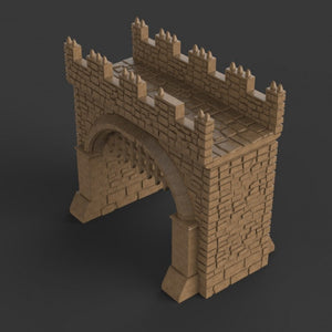 Winterdale Gatehouse - 15mm 28mm 32mm Wargaming Terrain D&D, DnD