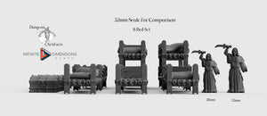 Medieval Dormitory Furnishings 28mm 32mm Wightwood Abbey Wargaming Tabletop Scatter Miniatures Terrain