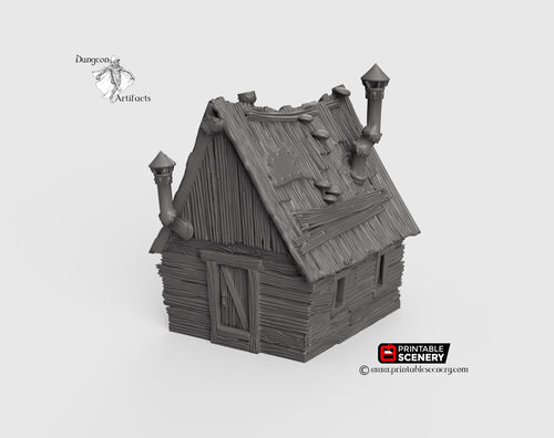 Shanty - 15mm 28mm 32mm Clorehaven and the Goblin Grotto Wargaming Terrain Scatter D&D, DnD