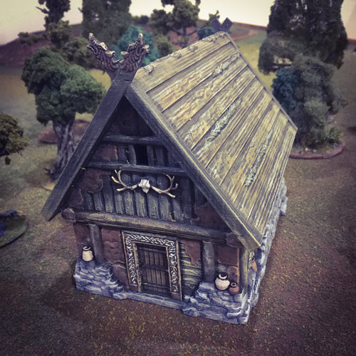 Viking House - Rampage Gothic Barbarian Terrain D&D, DnD