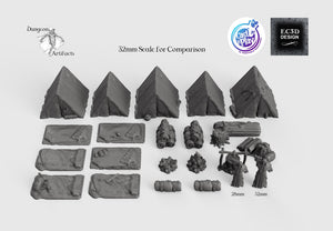 Ultimate RPG Camp Set - 28mm 32mm Cast N Play Hero's Hoard Wargaming Tabletop Scatter Miniatures Terrain D&D, DnD
