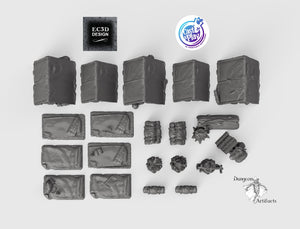 Ultimate RPG Camp Set - 28mm 32mm Cast N Play Hero's Hoard Wargaming Tabletop Scatter Miniatures Terrain D&D, DnD