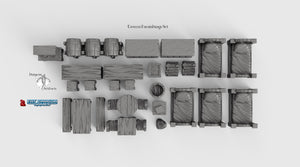 Tavern Furnishings Set - 28mm 32mm Dragonlock Ultimate Tabletop Scatter Miniatures Terrain D&D, DnD
