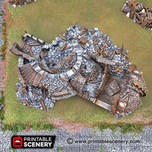 Load image into Gallery viewer, Ruined Observatory - 15mm 28mm 32mm Clorehaven and the Goblin Grotto Wargaming Terrain Scatter D&amp;D DnD
