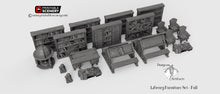 Load image into Gallery viewer, Library Furniture Set - 28mm 32mm Clorehaven and the Goblin Grotto Wargaming Terrain Scatter D&amp;D, DnD