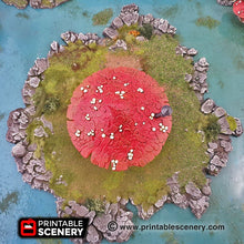 Load image into Gallery viewer, Goblin Mushroom Hovel - 15mm 28mm 32mm Clorehaven and the Goblin Grotto Wargaming Terrain Scatter D&amp;D, DnD