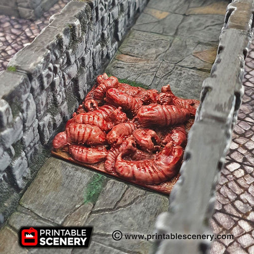 Deadly Floor Carnivorous Worm Trap - 28mm 32mm Clorehaven Goblin Grotto Wargaming Terrain Scatter D&D DnD
