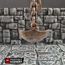 Load image into Gallery viewer, Swinging Trap Set - 28mm Clorehaven and the Goblin Grotto Wargaming Terrain Scatter D&amp;D