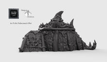 Load image into Gallery viewer, Ice Tribe Fisherman&#39;s Hut - 15mm 28mm Wilds of Wintertide Wargaming Terrain D&amp;D, DnD