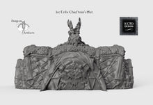 Load image into Gallery viewer, Ice Tribe Chieftain&#39;s Hut - 15mm 28mm 32mm Wilds of Wintertide Wargaming Terrain D&amp;D, DnD