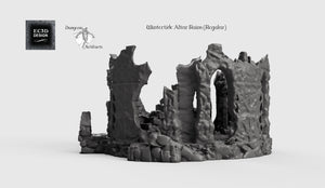 Wintertide Altar Ruins - 15mm 28mm 32mm Wilds Wargaming Terrain D&D, DnD