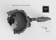 Load image into Gallery viewer, Wintertide Tower Ruins - 15mm 28mm 32mm Wilds Wargaming Terrain D&amp;D, DnD