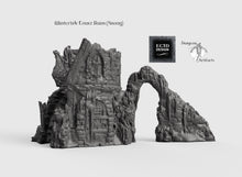 Load image into Gallery viewer, Wintertide Tower Ruins - 15mm 28mm 32mm Wilds Wargaming Terrain D&amp;D, DnD