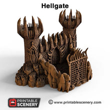 Load image into Gallery viewer, Hellgate - 15mm 28mm 32mm Clorehaven and Goblin Grotto Wargaming Terrain Scatter D&amp;D, DnD