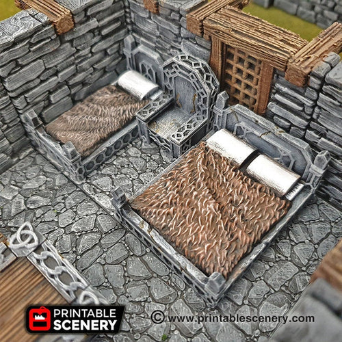 Sturdy Furniture - 28mm 32mm Clorehaven and Goblin Grotto Wargaming Terrain Scatter D&D, DnD