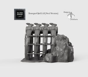 Ribcage Jail Cell - 15mm 28mm 32mm Wilds of Wintertide Wargaming Terrain D&D, DnD