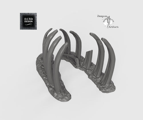 Boneyard Ribcage Bones - 15mm 28mm 32mm Wilds of Wintertide Wargaming Terrain D&D, DnD