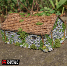 Load image into Gallery viewer, Old Stone Barn -  15mm 28mm 32mm Time Warp Wargaming Terrain Scatter D&amp;D, DnD