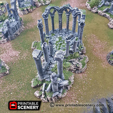 Load image into Gallery viewer, Ancient Ruins - Clorehaven &amp; The Goblin Grotto - Wargaming Terrain Scatter D&amp;D, DnD