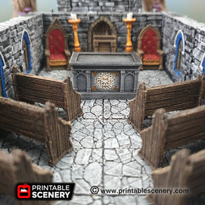 Chapel Chattels - 28mm 32mm Clorehaven and the Goblin Grotto Wargaming Terrain Scatter D&D, DnD