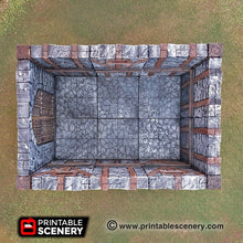 Load image into Gallery viewer, Clorehaven Stone Barn - 28mm 32mm Goblin Grotto Wargaming Terrain D&amp;D, DnD