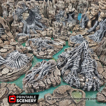 Load image into Gallery viewer, Wicked Webs - 15mm 28mm 32mm Clorehaven and the Goblin Grotto Wargaming Terrain Scatter D&amp;D, DnD