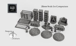 Occult and Evil Set - 28mm 32mm Hero's Hoard Wargaming Terrain D&D, DnD