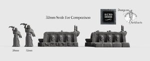 Occult Sacrificial Altars - 28mm 32mm Hero's Hoard Wargaming Terrain D&D, DnD